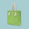 Jute Color Bag | Jute Green Shopping Bag | More Pleasure Bag -2107